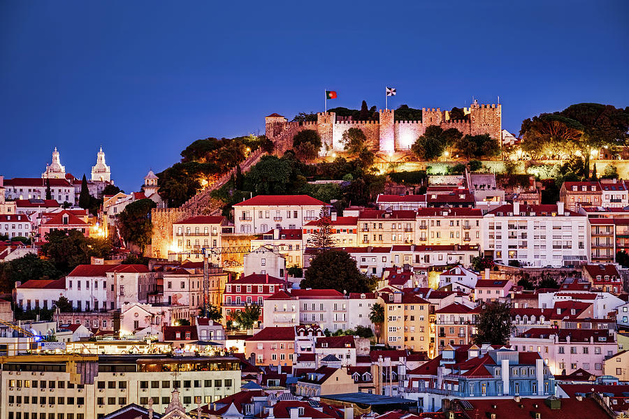 Lisbon Twilight - Portugal Photograph by Stuart Litoff