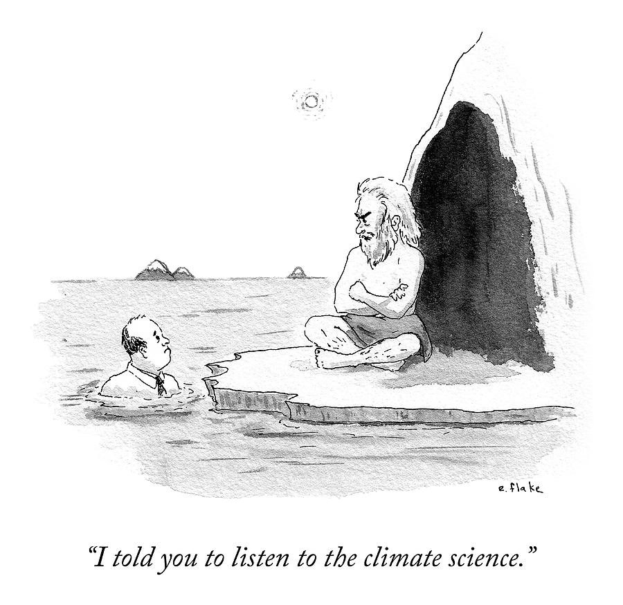 Listen to the Climate Science Drawing by Emily Flake Listen to the Climate Science Drawing by Emily Flake