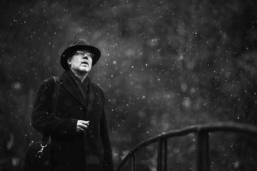 Winter Photograph - Listening To Snow by Suren Manvelyan