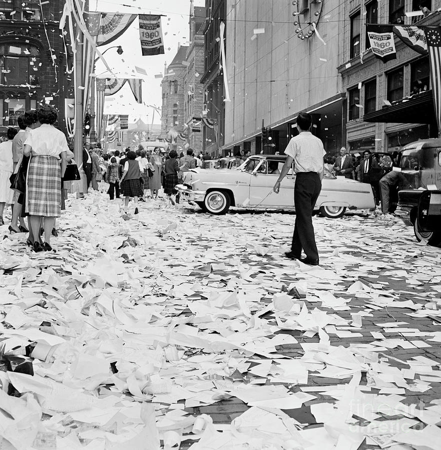 Littered Street After World Series Game Photograph by Bettmann