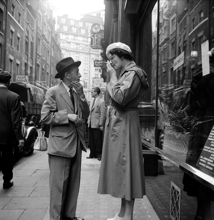 Little And Large Photograph by Bert Hardy