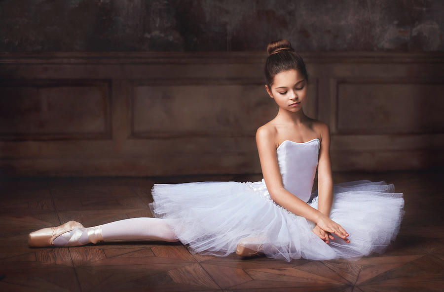 Swan Photograph - Little Ballerina(3) by Alina Lankina