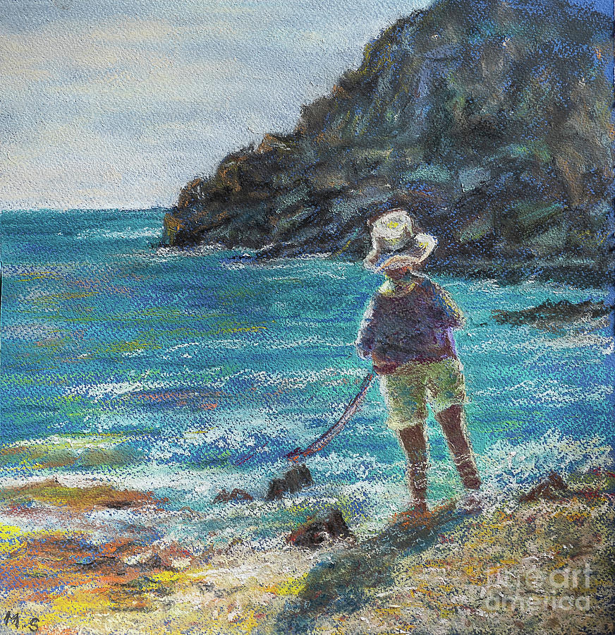 Little Boy Fishing by Margo Starkey