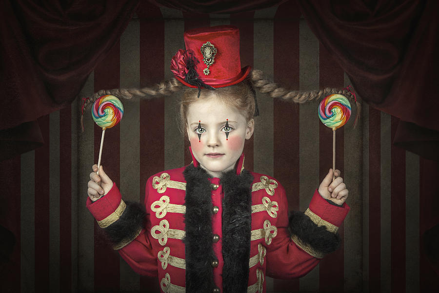 Little Circus Girl Photograph by Carola Kayen-mouthaan
