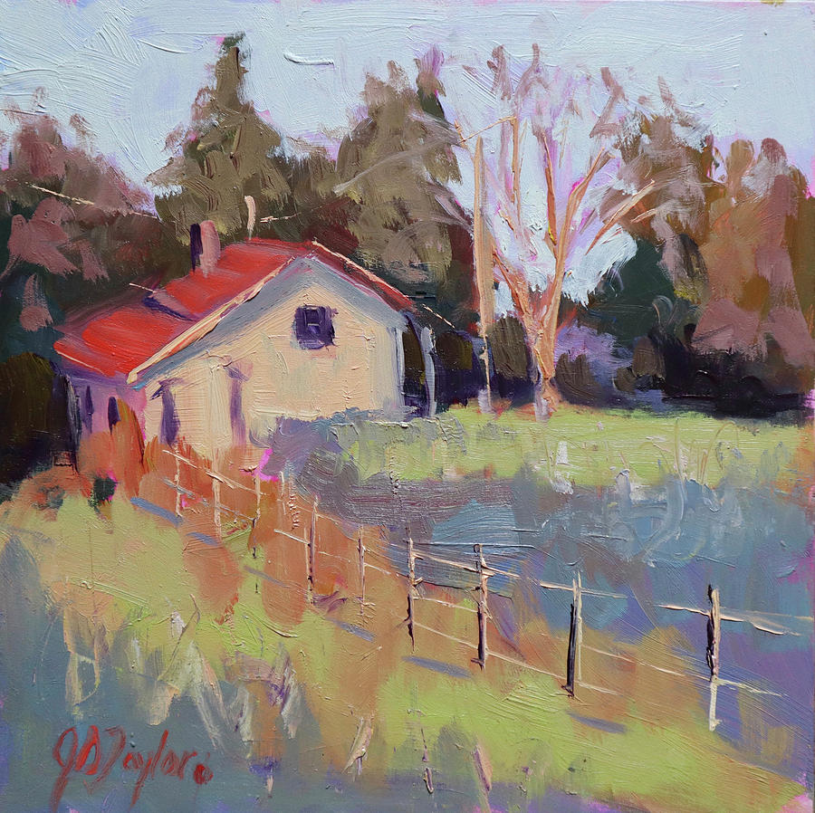 Impressionism Painting - Little Cottage by Jennifer Stottle Taylor