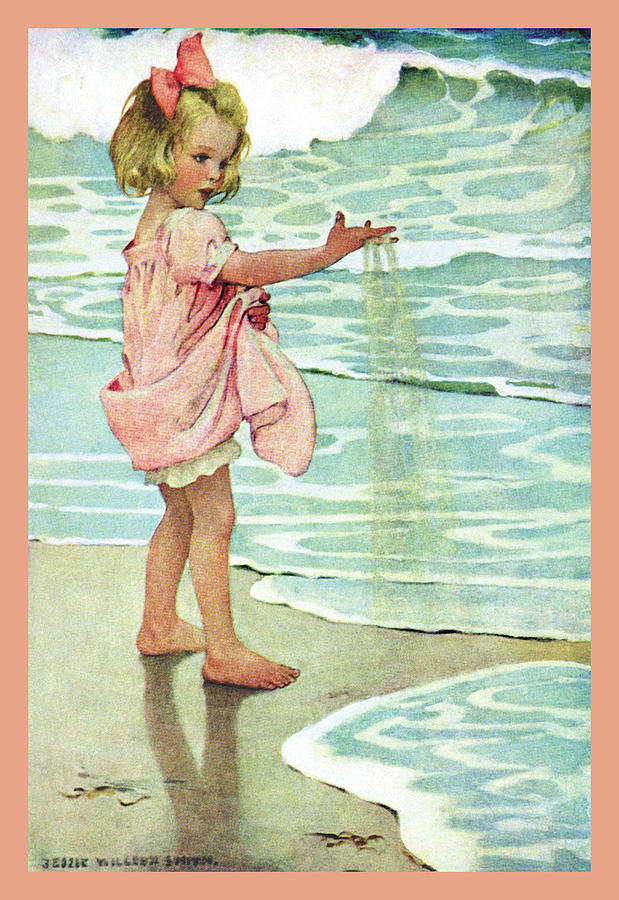 Little Drops Painting by Jessie Willcox Smith