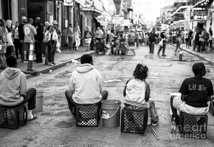 Little Drummers on Bourbon Street New Orleans Photograph by John Rizzuto