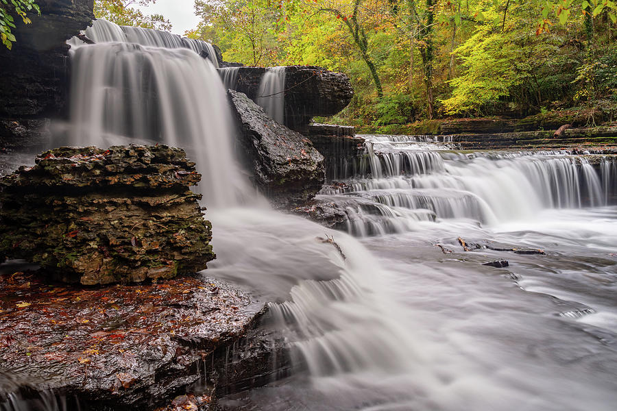 Little Falls in the Fall Photograph by Jack Peterson
