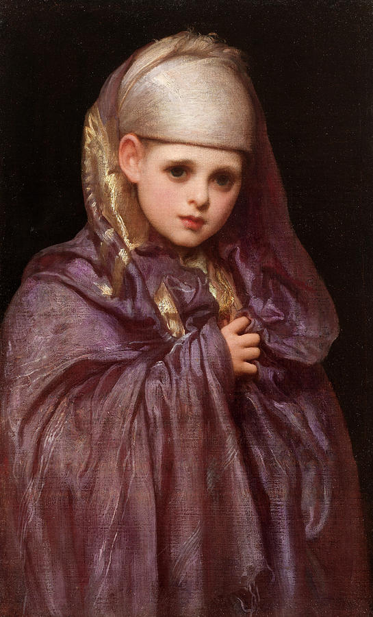 Frederic Leighton Painting - Little Fatima by Frederic Leighton