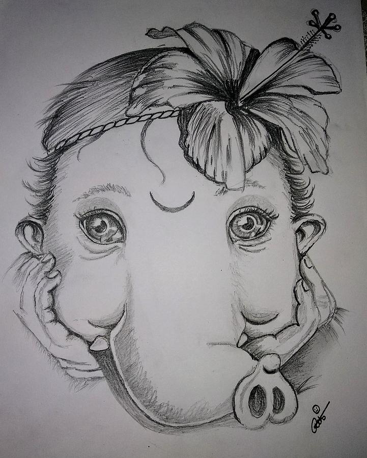 Cute Ganesha Sketch ❣️ | Ganesha sketch, Art drawings sketches simple, Book  art drawings