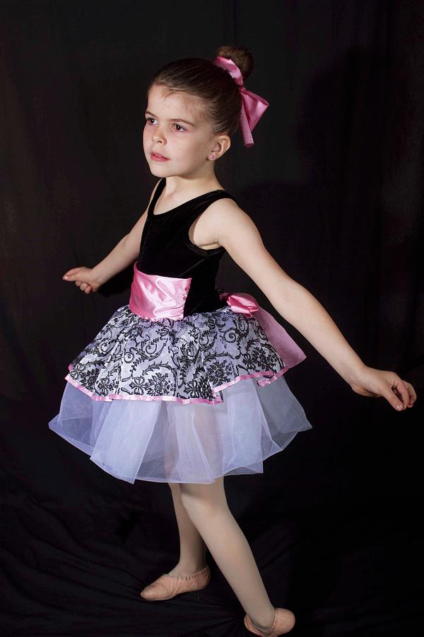 Little Girl In Her Dancing Outfits Pose Photograph by Katia Singletary ...