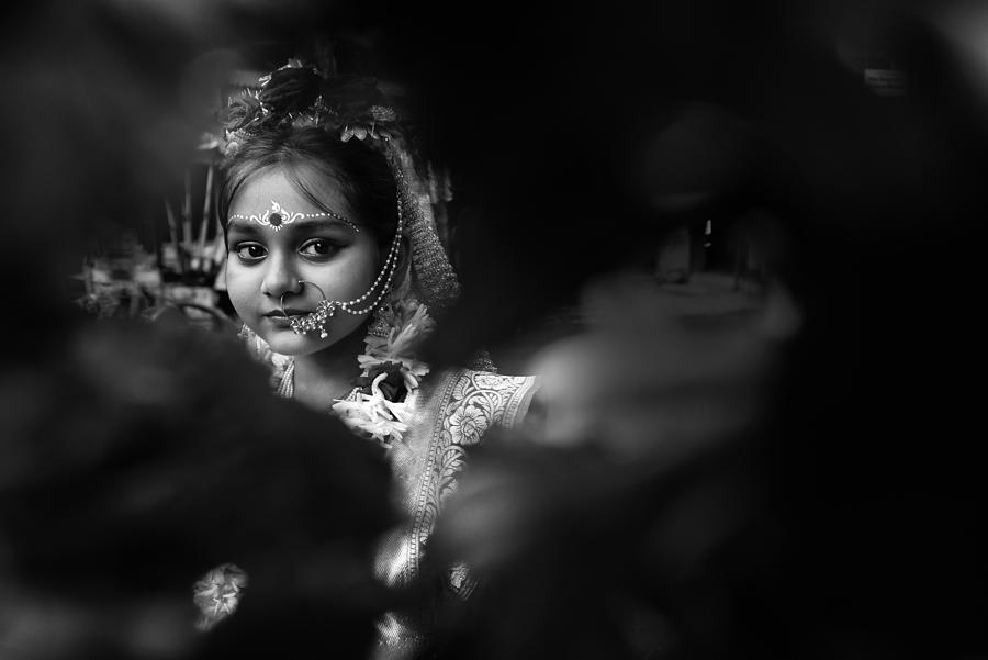 Portrait Photograph - Little Goddess I by Abhraneel Chakraborty