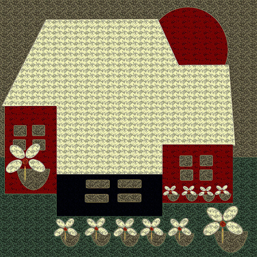 Little House Painting 13 Digital Art by Miss Pet Sitter