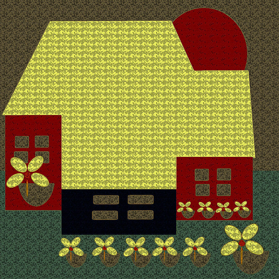 Little House Painting 14 Digital Art by Miss Pet Sitter