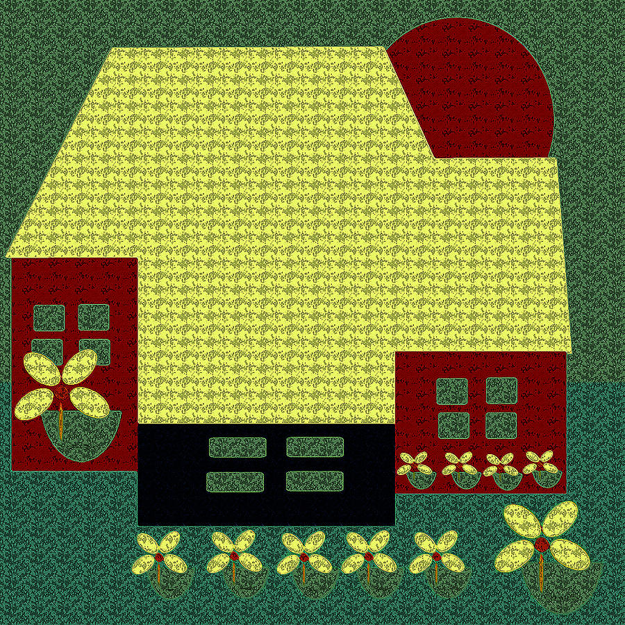 Little House Painting 15 Digital Art by Miss Pet Sitter
