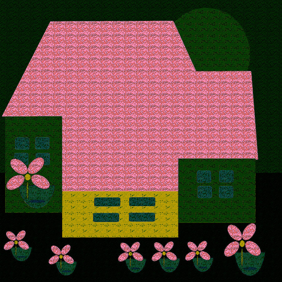Little House Painting 24 Digital Art by Miss Pet Sitter