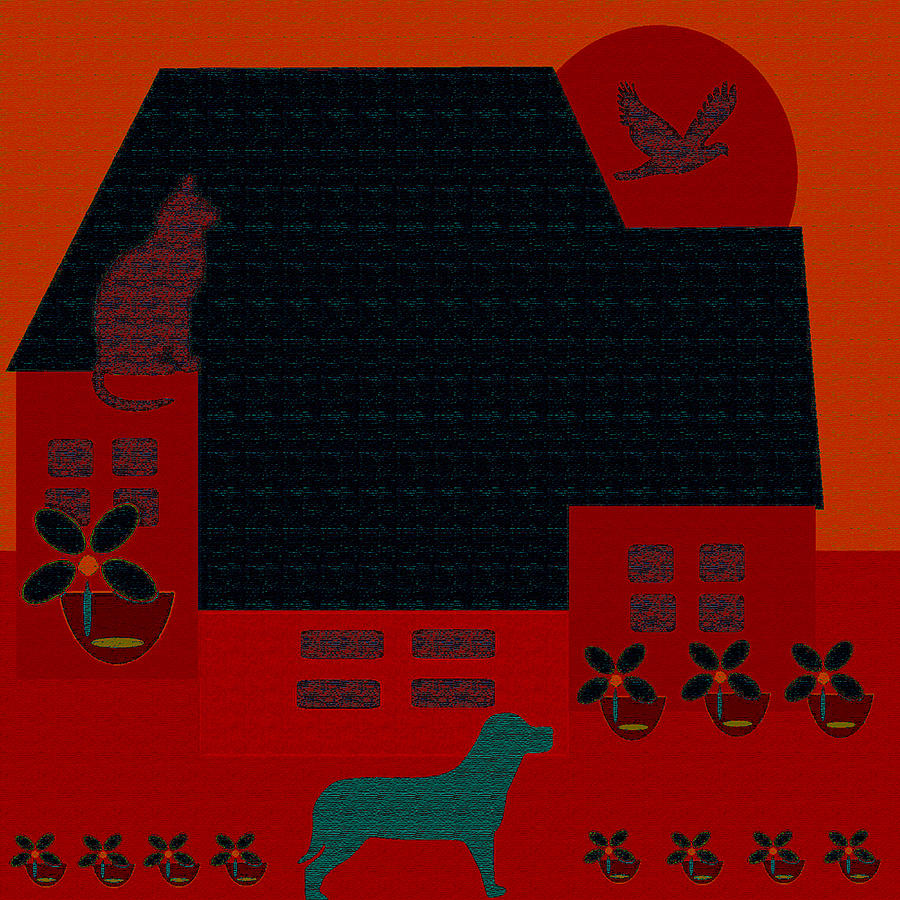 Little House Painting 63 by Miss Pet Sitter Little House Painting 63 by Miss Pet Sitter