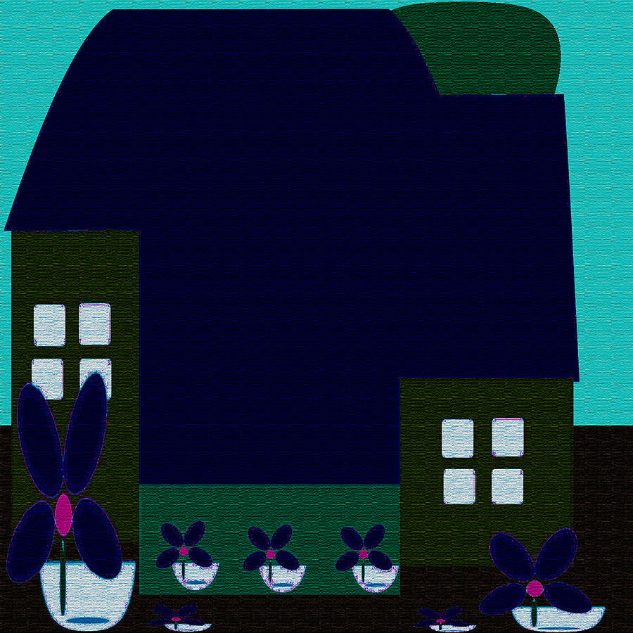 Little House Painting 64 Digital Art by Miss Pet Sitter