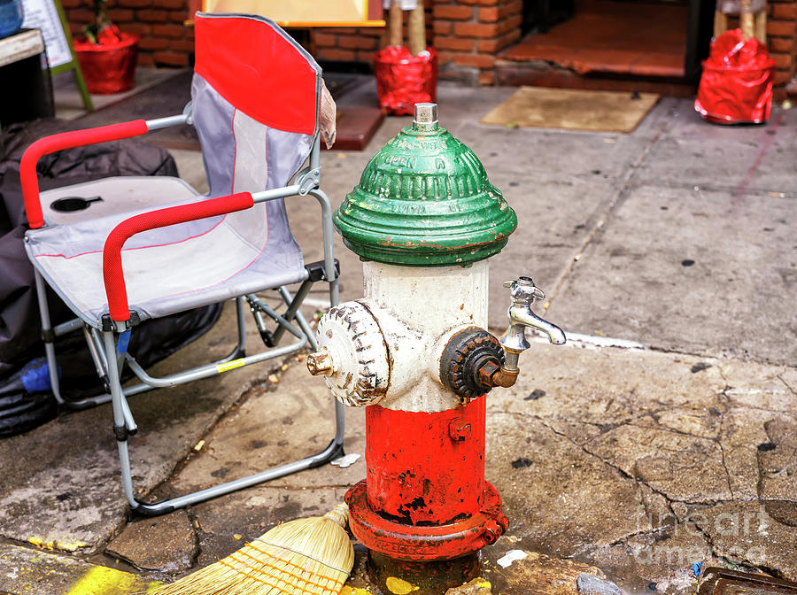 Little Italy Fire Hydrant New York City By John Rizzuto