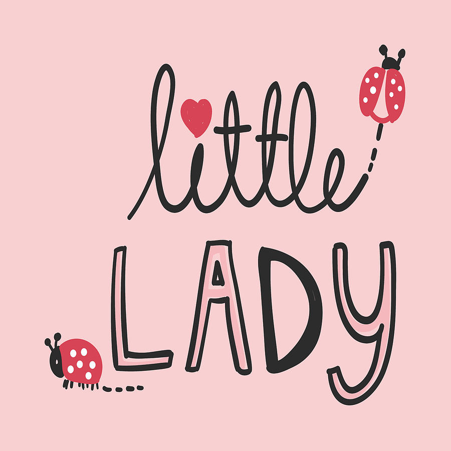 Little Lady - Baby Room Nursery Art Poster Print by Dadada Shop Little Lady - Baby Room Nursery Art Poster Print by Dadada Shop