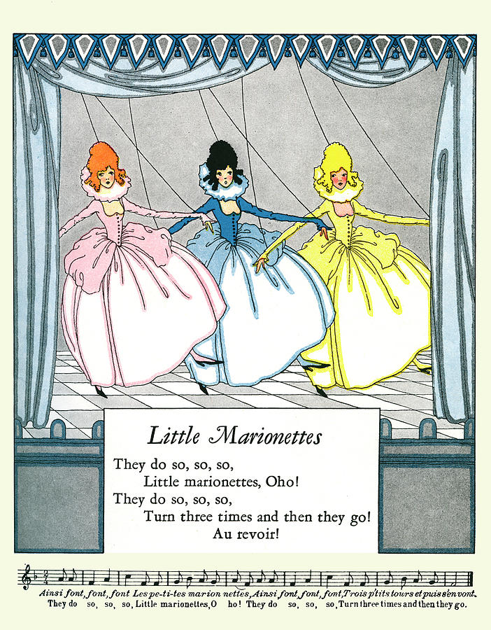 Little Marionettes Painting by Petersham