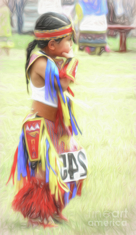 Little Native American Dancer Photograph by Dyle Warren