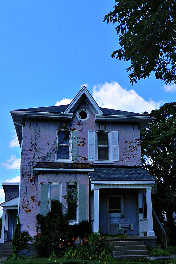 Little Pink Abandoned House Photograph by Cyryn Fyrcyd