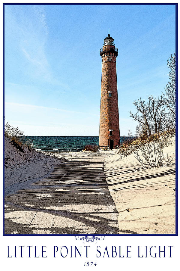 Little Point Sable Light Poster Photograph by Fran Riley