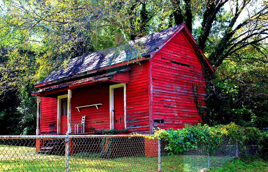 Little Red House Photograph by Cynthia Guinn