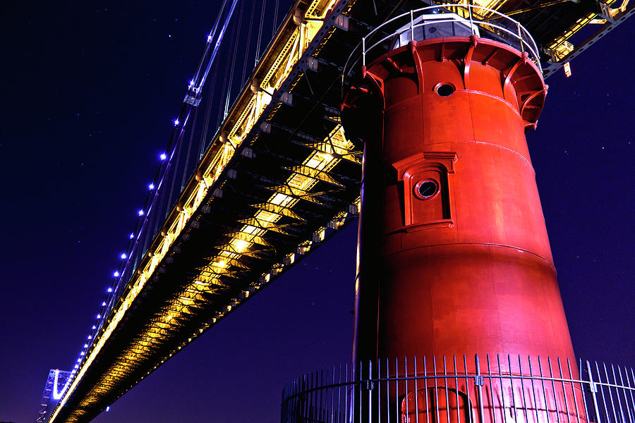 Little Red Lighthouse Photograph by Stephen Obyrne