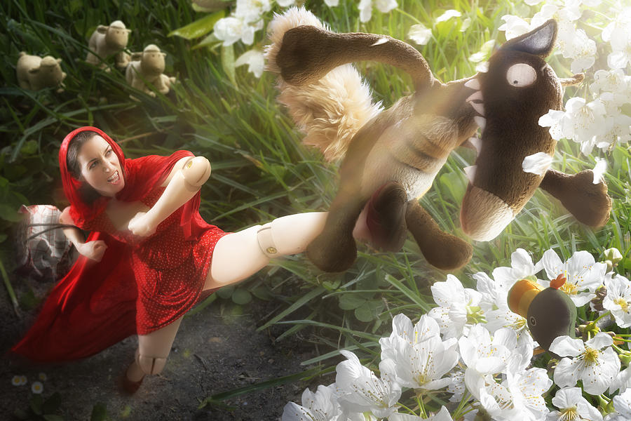 Flower Photograph - Little Red Nutcracker by Christophe Kiciak