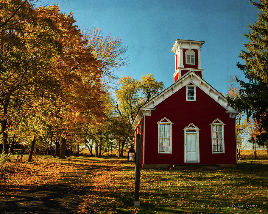 Little Red Schoolhouse Photograph by Louise Reeves - Fine Art America