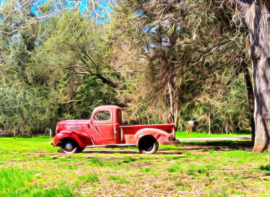 Little Red Truck Photograph by Steph Gabler