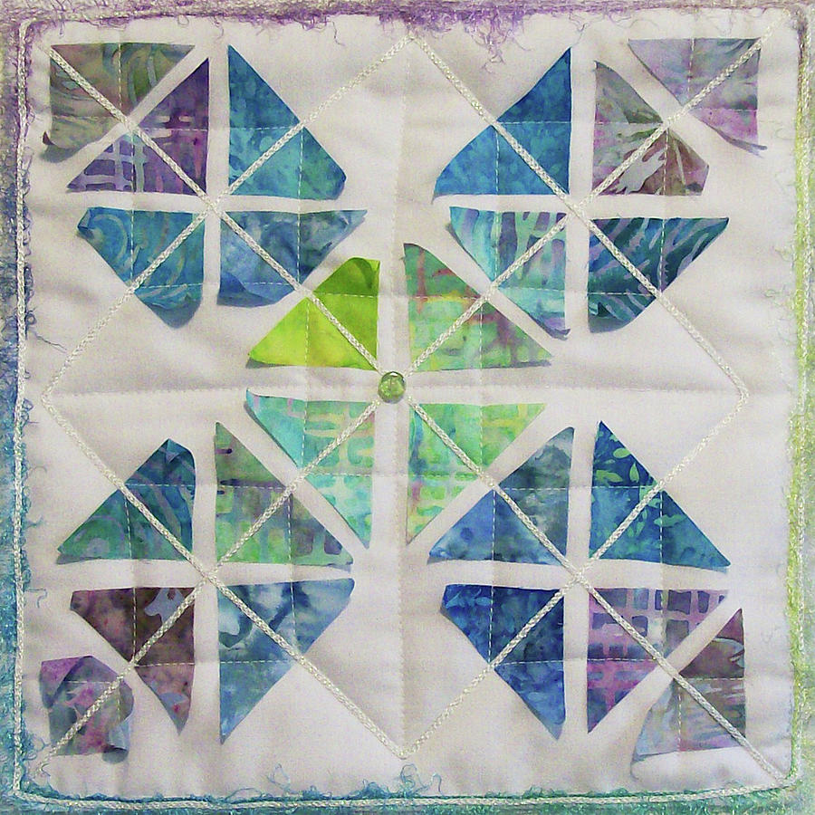 Little Sisters Kite Tails Tapestry - Textile by Pam Geisel