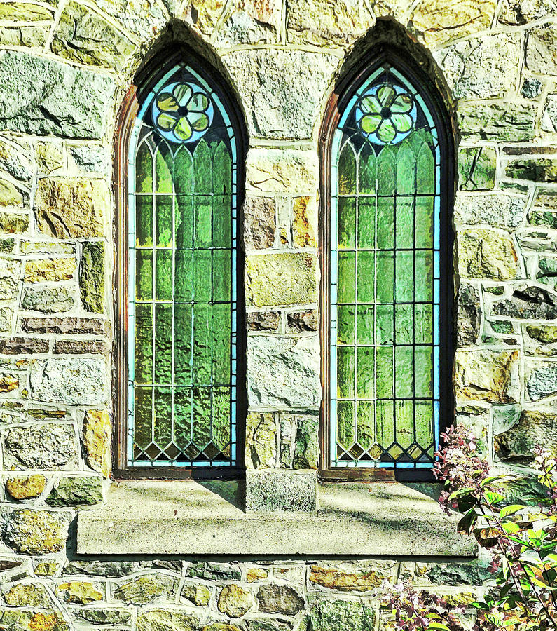 Little Stone Church Texture Photograph by JAMART Photography