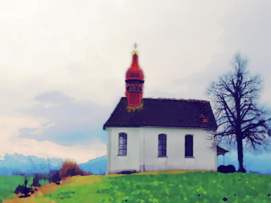 Little Swiss Church Photograph by Chuck Shafer