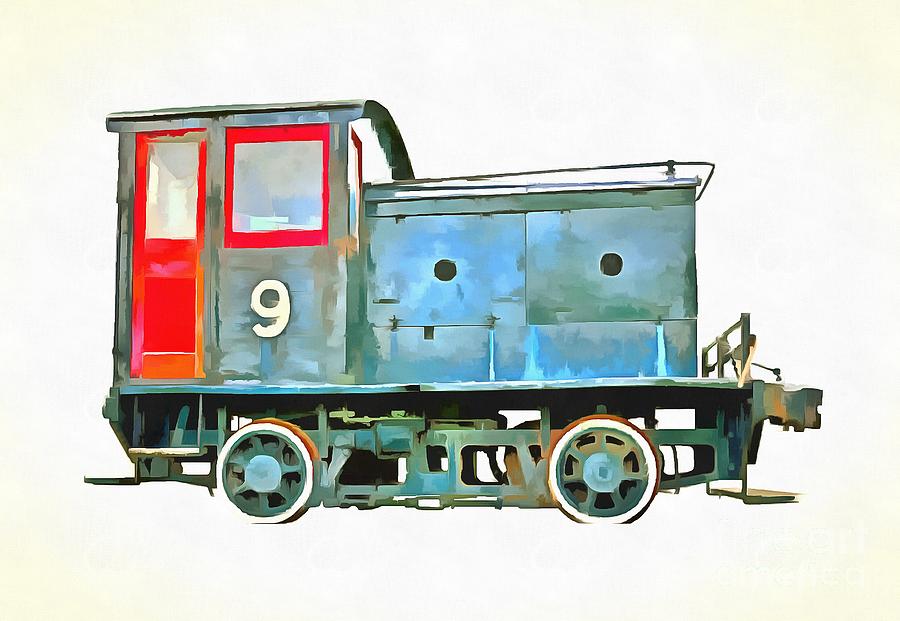 Little Train That Could Pop Art Digital Art by Edward Fielding