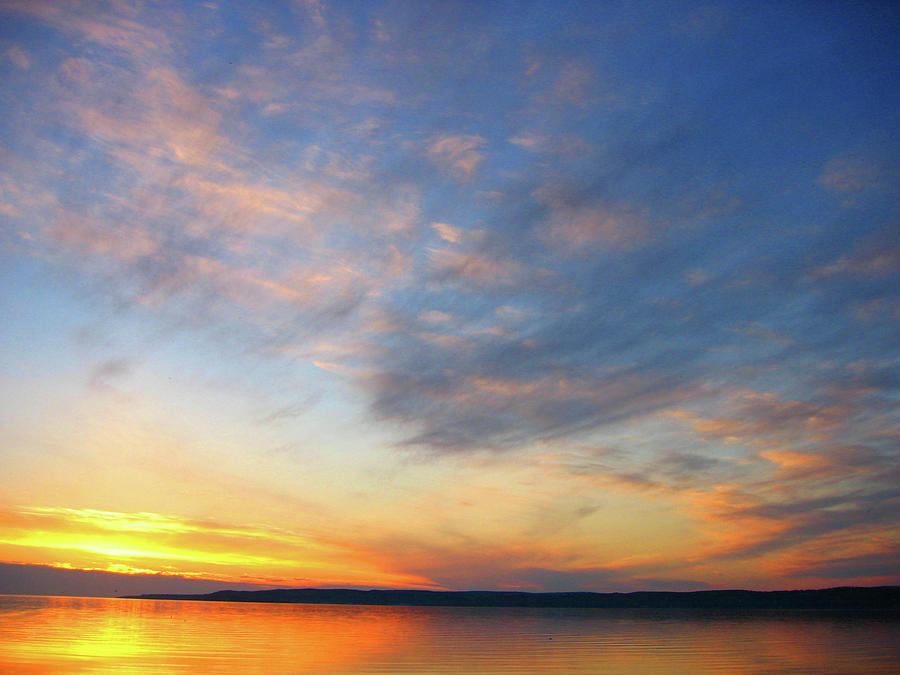 Little Traverse Bay Sunset Photograph by Rein Nomm