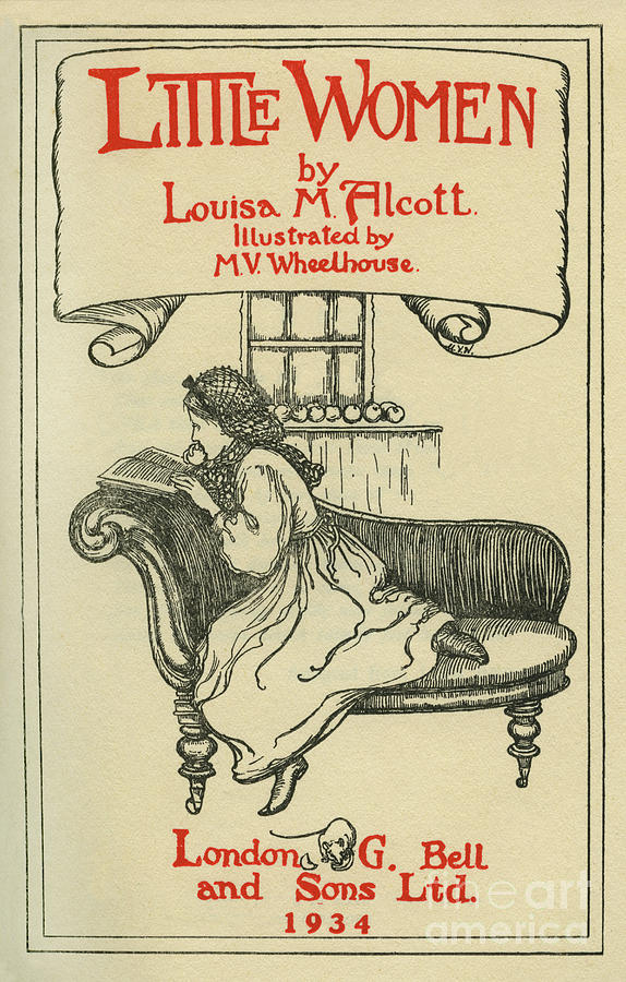 Little Women By Louisa M Alcott Drawing by English School