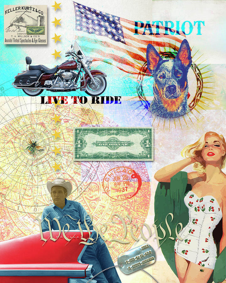 Live to Ride Digital Art by Gary Grayson
