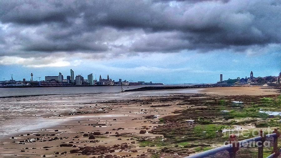 Liverpool Skyline from Magazine Promenade Photograph by Joan-Violet Stretch