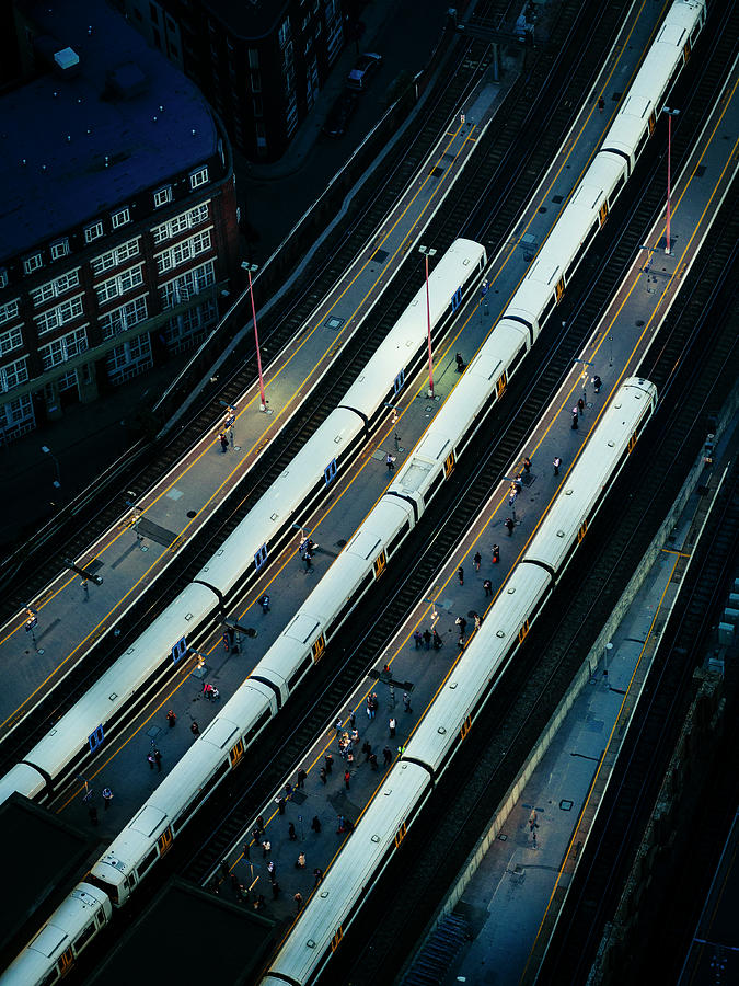 Liverpool Street Station Platforms At Photograph by Doug Armand