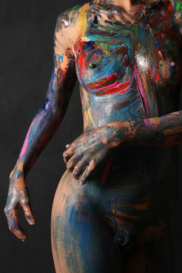 Nude Photograph - Living Canvas by David Mccracken
