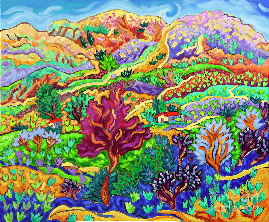 Living on Paradise Painting by Cathy Carey