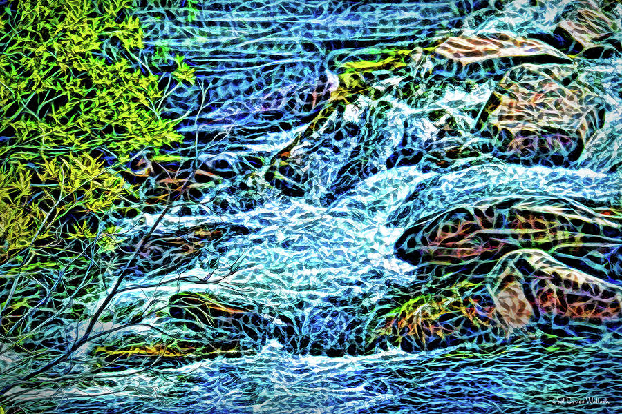 Living Water Stream Digital Art by Joel Bruce Wallach