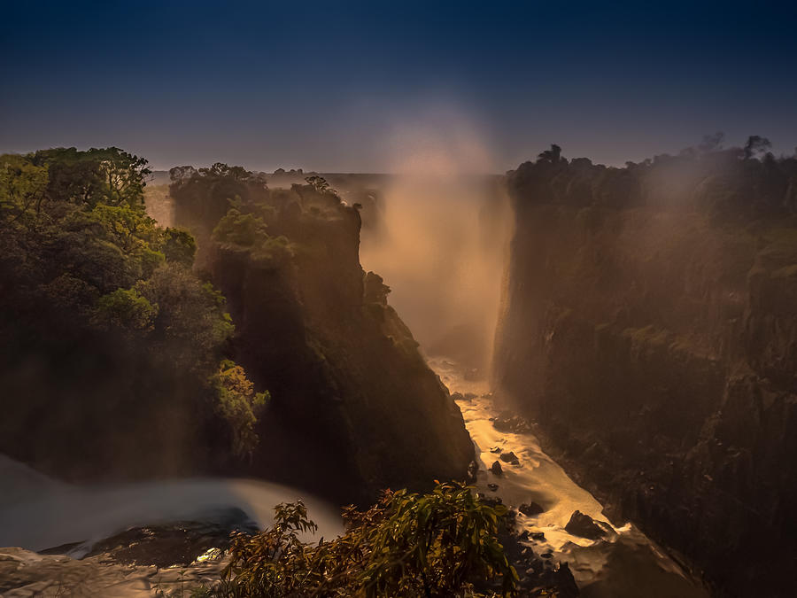 Nature Photograph - Livingdtone View - Victoria Falls by Ilona Rosenkrancov
