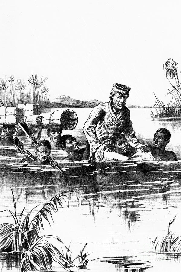 Livingstone On His Last Journey, 19th Drawing by Print Collector