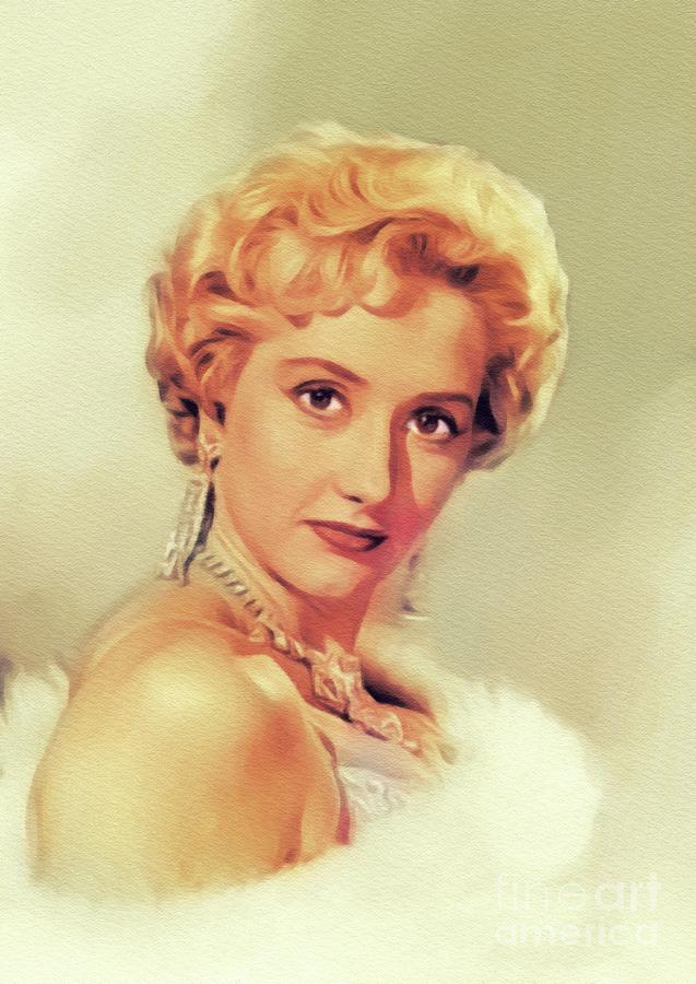 Hollywood Painting - Liz Fraser, Vintage Actress by Esoterica Art Agency