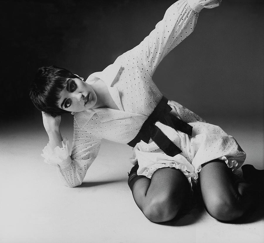 Liza Minnelli In A Bloomer Dress Photograph by Bert Stern