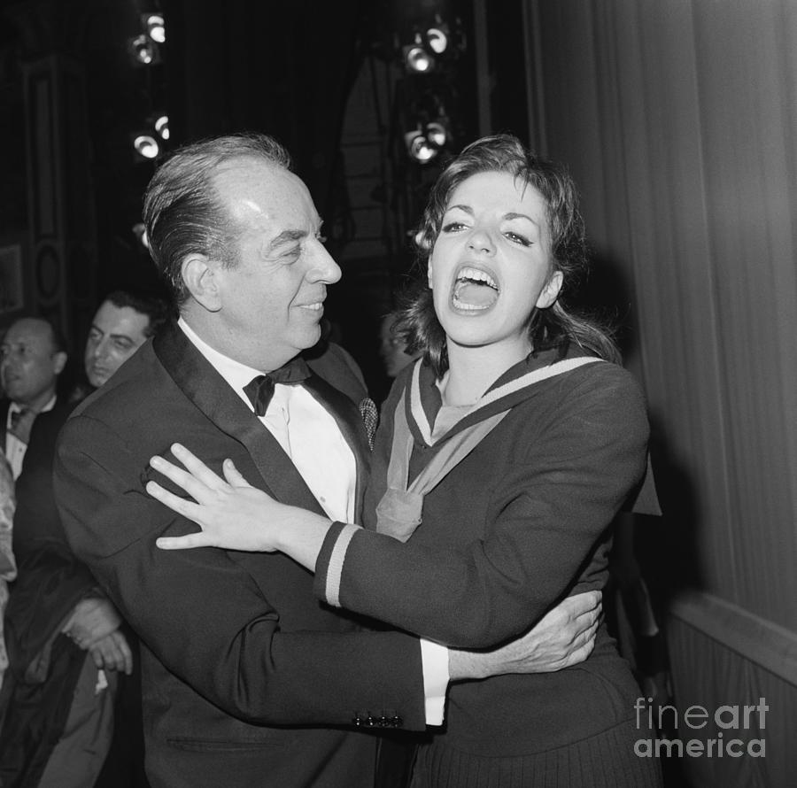 Liza Minnelli Laughing With Her Father Photograph by Bettmann